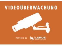 Aufkleber: Achtung Videoberwachung